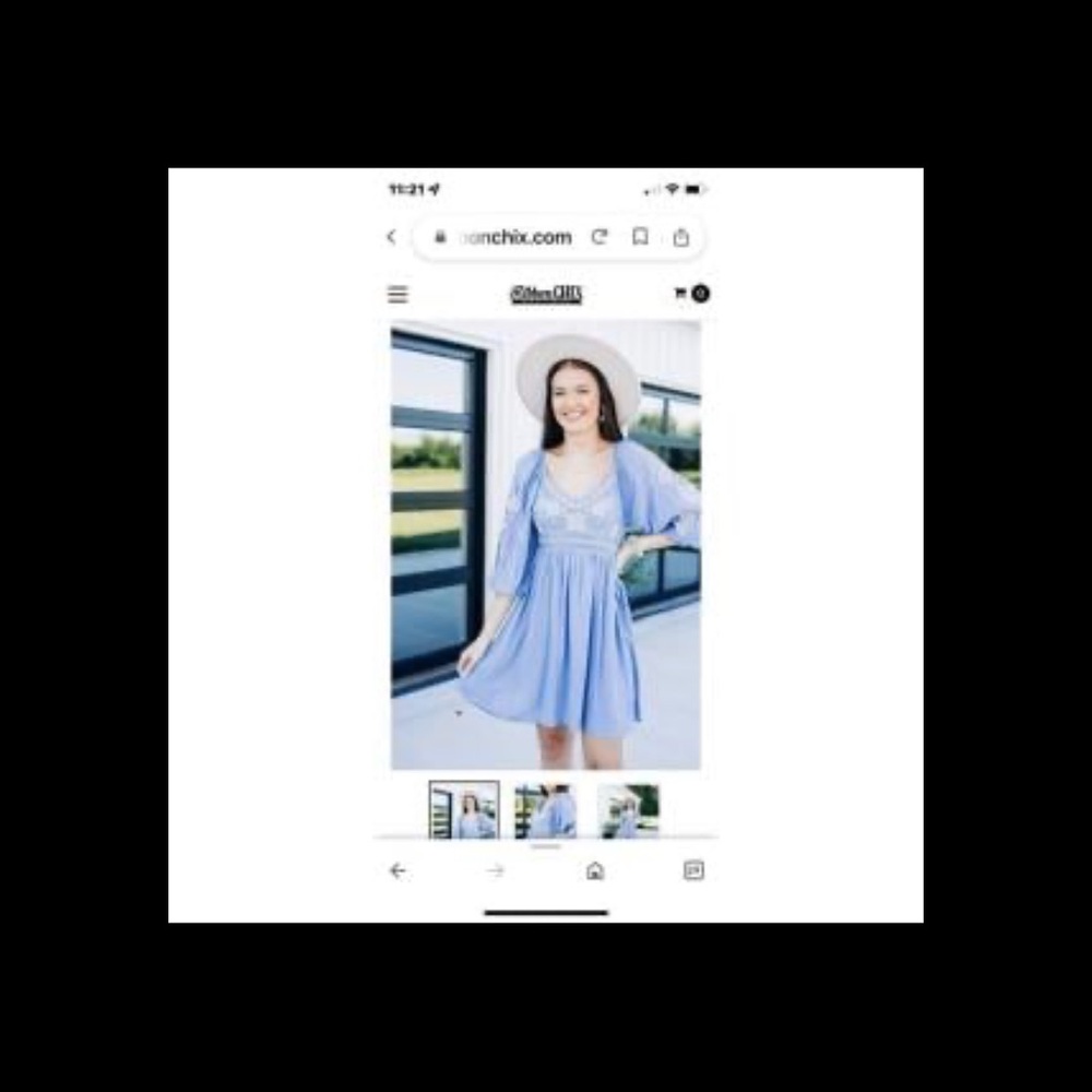 Savanna Jane Blue Bell Sleeve Sundress